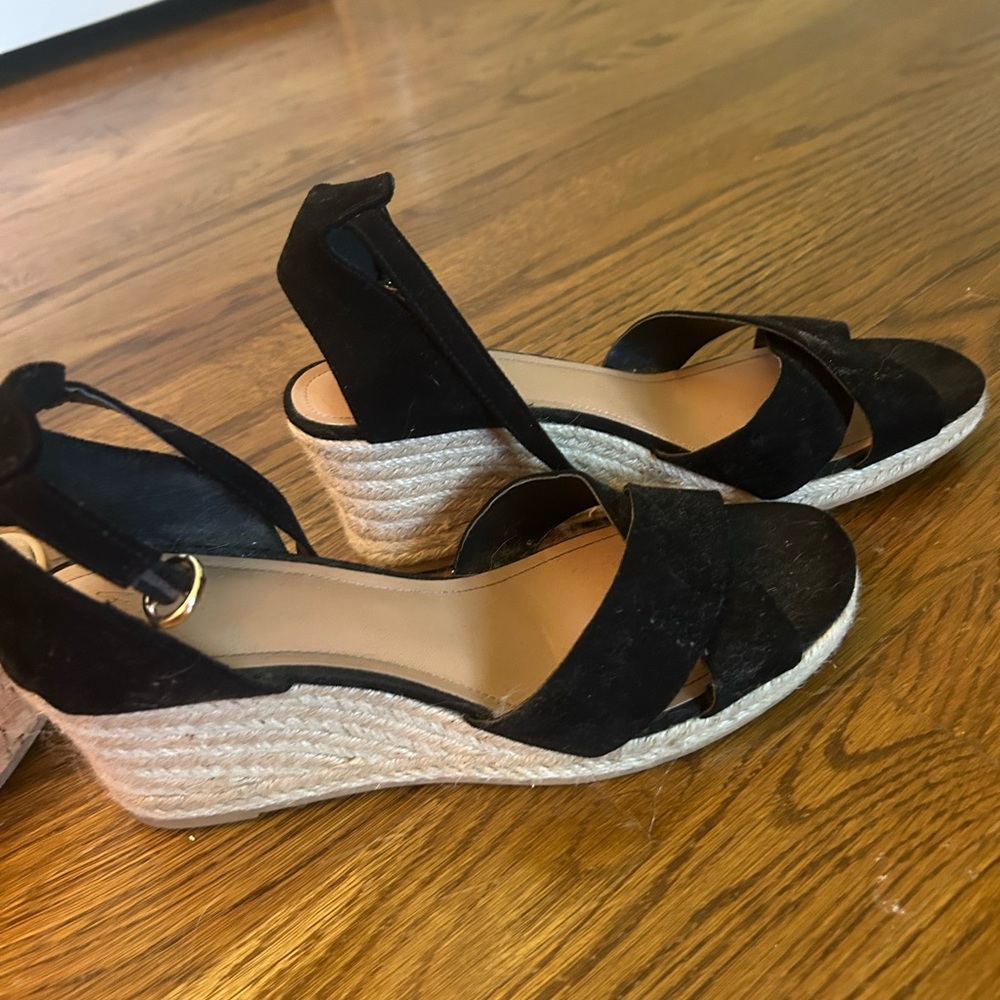 H&M Black Sandal wedges